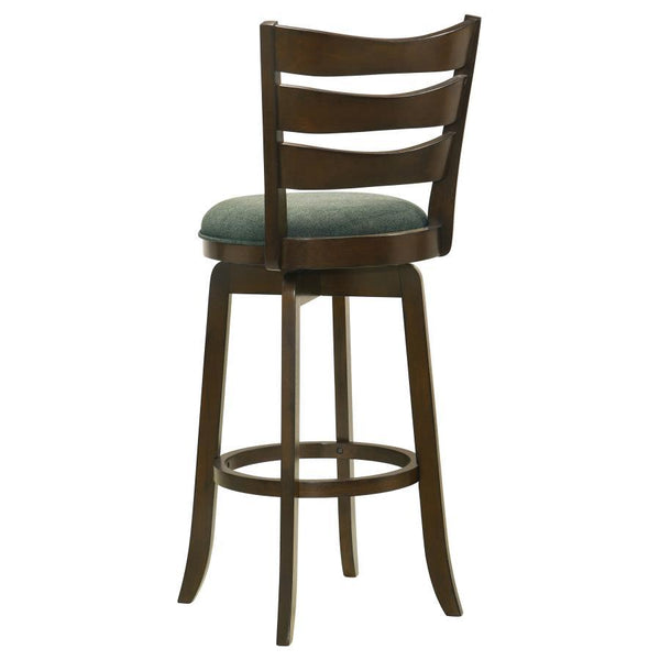 Murphy - Wood Pub Height Swivel Bar Chair - Hunter Green
