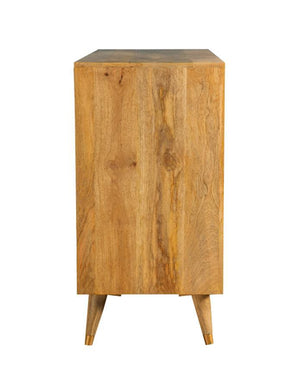 Alyssum - 3-Door Mango Wood Accent Cabinet - Natural