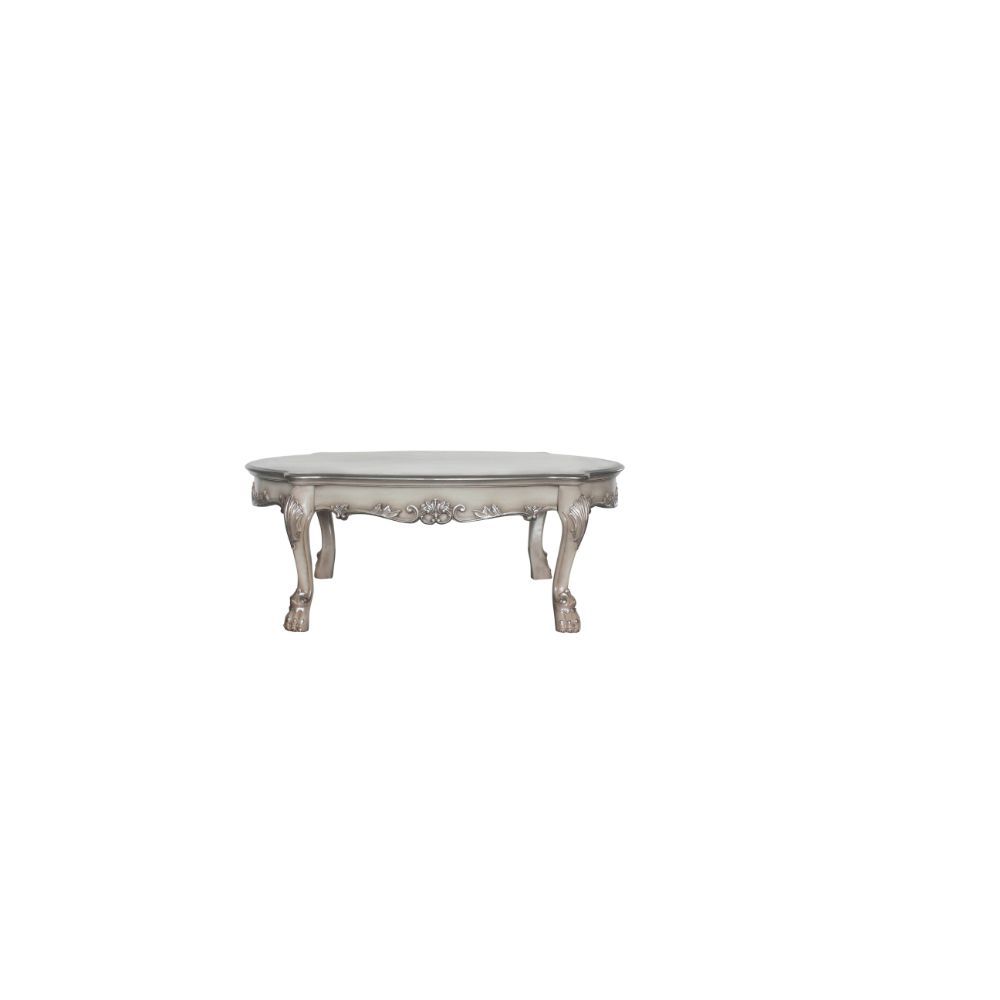 Inspire your home and create an upscale atmosphere with the Dresden occasional table. This table adds classic style to any sitting area featuring a traditional handcrafted design. This luxurious collection features a oversized decorative motives, and anti