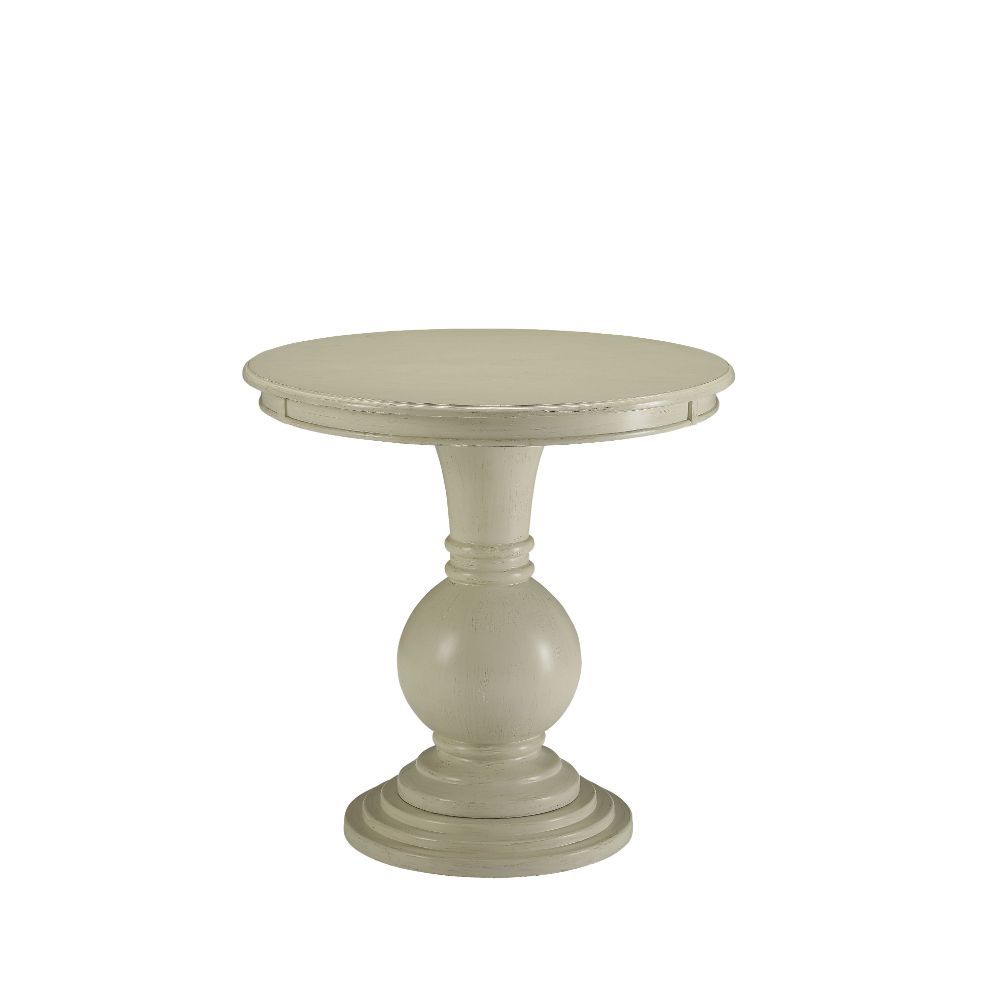With a shapely robust turned base and traditional round top, the Alyx side table will -"wow-" your company. This table will cast an elegant feel and mix with almost any style. It is offered in white for the shabby chic enthusiast and espresso for traditio