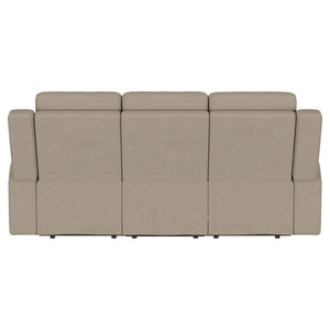 Brentwood - Upholstered Motion Reclining Sofa - Taupe