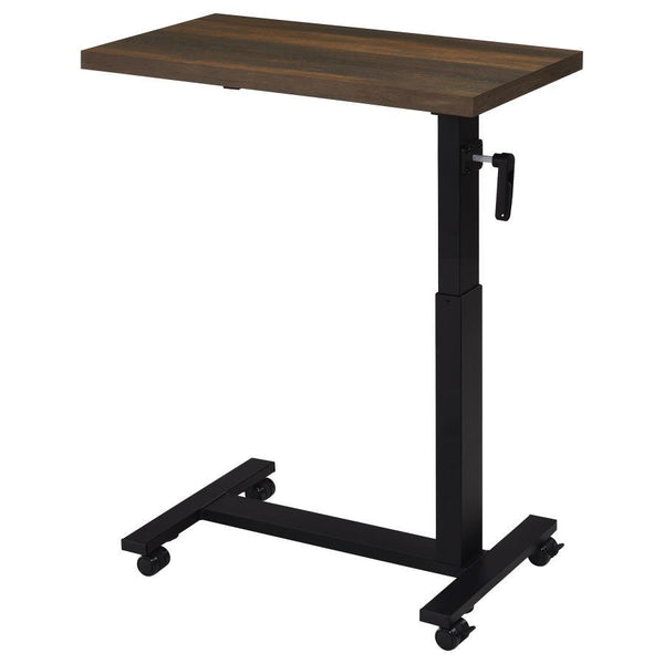 Westpark - Height Adjustable Mobile Bedroom C-Table - Dark Pine