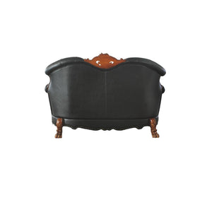 Dresden - Loveseat - Cherry Oak & PU