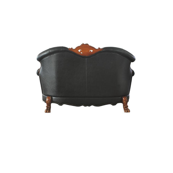 Dresden - Loveseat - Cherry Oak & PU