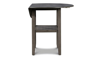 Gia - 3 Piece Dining Set (Counter Drop Leaf Table & 2 Chairs) - Gray