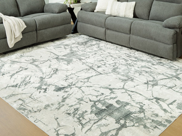  with versatile shades of gray forming an intriguing abstract design. Crafted with comfort and convenience in mind
