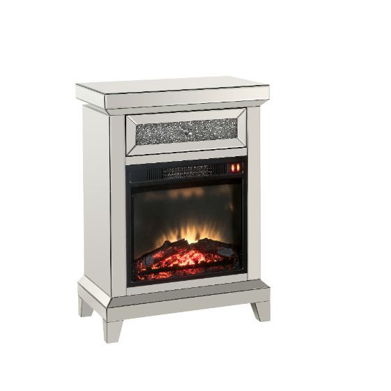  this brilliant rectangular accent piece showcases a distinctive style for an intriguing look. The unique piece has beautiful mirrored finish a