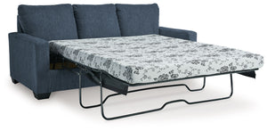 Rannis - Navy - Queen Sofa Sleeper