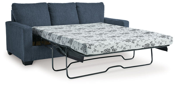 Rannis - Navy - Queen Sofa Sleeper