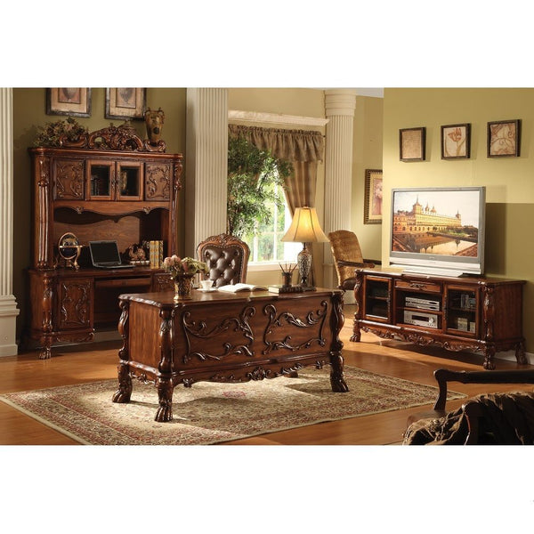 Dresden - Executive Office Chair - PU & Cherry Oak