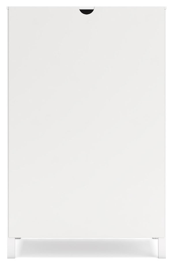 Hallityn - White - Five Drawer Chest