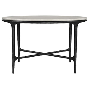  enhancing a refined lounge area. The marble surface makes an ideal backdrop for dÃ©cor
