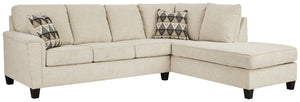  this less-is-more contemporary sectional is dressed to impress with