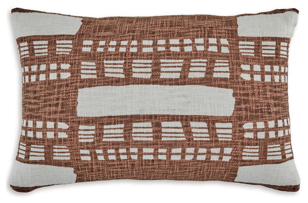 Cozy up your contemporary hideaway with this throw pillow. An abstract stripe design makes it a simply stylish way to update your living room or reading nook. And with the pillow-'s neutral tones, it has the versatility to pair with a variety of colors.<b