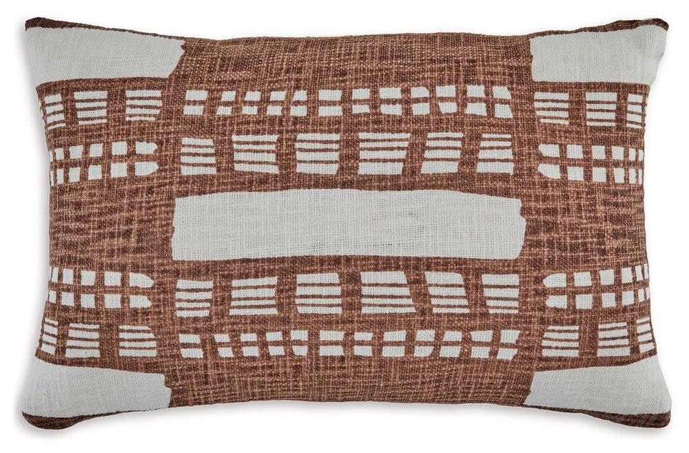 Ackford - White / Rust - Pillow