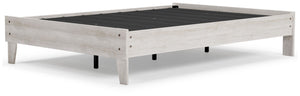 Shawburn - Whitewash - Full Platform Bed