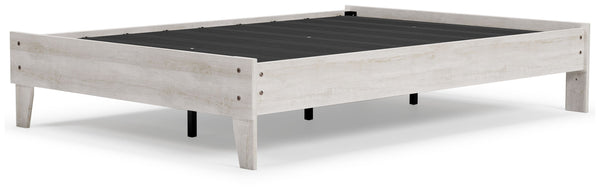 Shawburn - Whitewash - Full Platform Bed