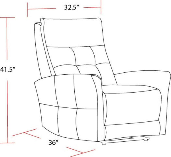 Gershwin - Zero Gravity Power Recliner (Set of 2) - Lucca Butterscotch