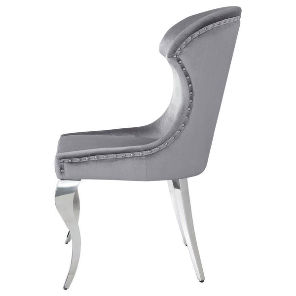 Cheyanne - Upholstered Dining Side Chair (Set of 2) - Gray