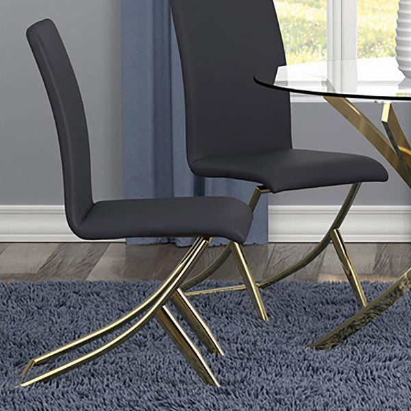  it delivers striking modern elegance. The high back and plush padding provide comfort