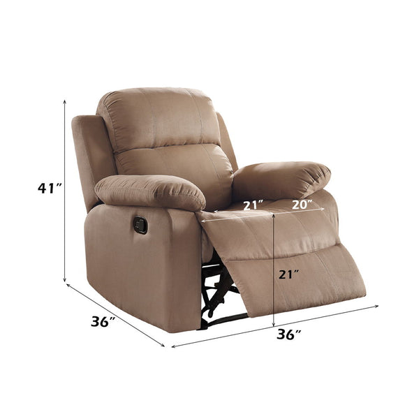 Parklon - Recliner - Brown Microfiber