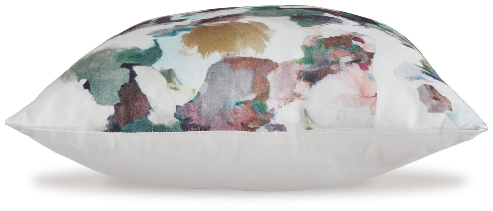 Inspired by the artistic beauty of watercolor paintings, this accent pillow brings an abstract appeal to your decor. Layer it on your sofa or bed for added visual interestâ€”its strokes of color are sure to leave a chic impression. Time for a touch-up? Th