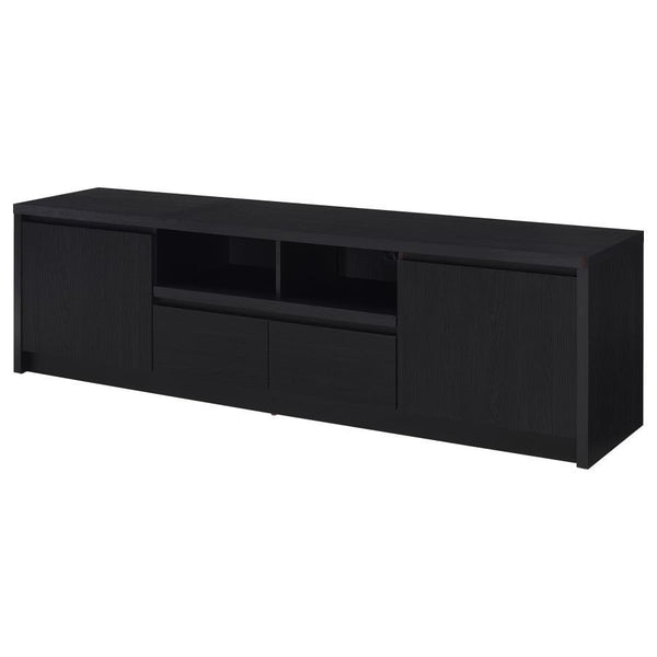 Winfield - 2-Door TV Stand Media Console - Black