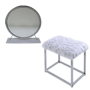 Mirror - Pearl Silver - 19-"