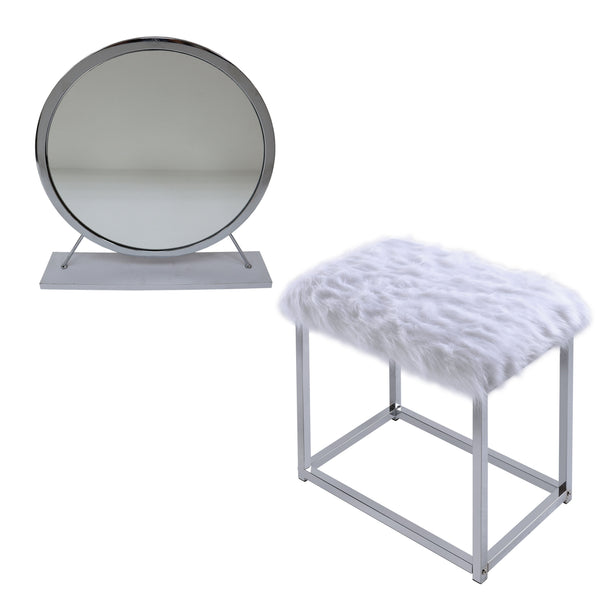 Mirror - Pearl Silver - 19-"