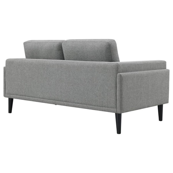 Rilynn - Upholstered Track Arm Loveseat - Gray