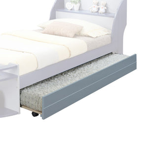 Optional Twin Trundle Bed 10 Slats - Box Spring NOT Required Caster Wheels Included Hardware: NOT Included CONSTRUCTION Wooden Frame: LVL (Slats), MDF (Front), Solid Wood (Side Rails) Maximum Mattress Size: 6-" Height Ctn: 6Pc<br/><br/><b>Product Features