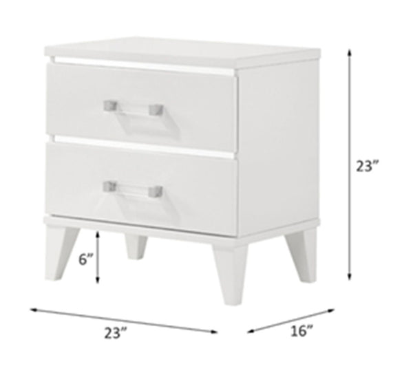 Chelsie - Nightstand - White Finish