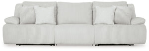 Top Tier - Alloy - 3-Piece Reclining Sectional Sofa
