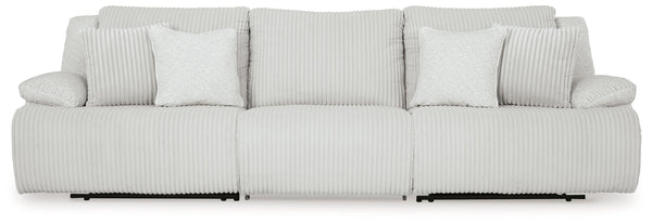 Top Tier - Alloy - 3-Piece Reclining Sectional Sofa
