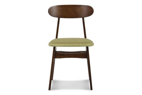  green 100% polyester foam cushions provide comfortable seating. A perfect accent chair in