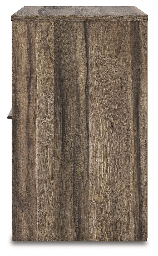 Elbrim - Brown - One Drawer Night Stand