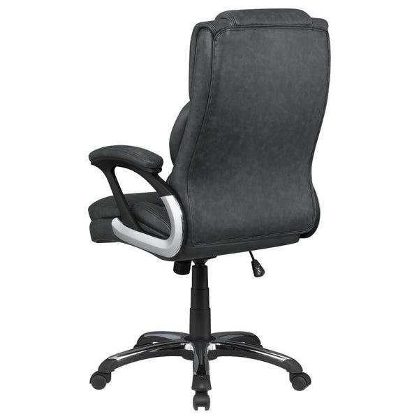 Nerris - Upholstered Adjustable Home Office Desk Chair - Gray