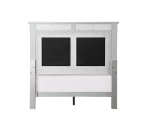 Varian - Full Bed - Burgundy Velvet