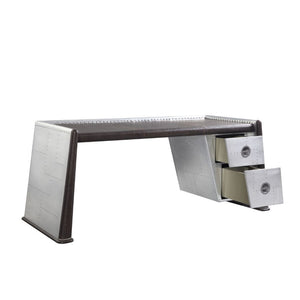  and exposed rivets that form a patchwork over the frame. A brilliant addition to your workspace
