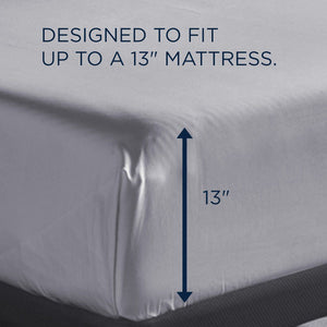  lightweight sheets have been redesigned for an even better fit on your Tempur-Pedic mattress. The fitted sheet 