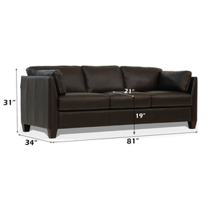 Matias - Sofa - Chocolate Leather