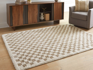Karamen - Taupe / Ivory - Medium Rug