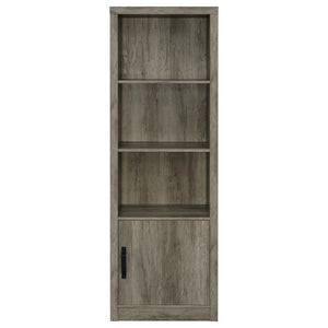  and implements on shelves and interior shelves