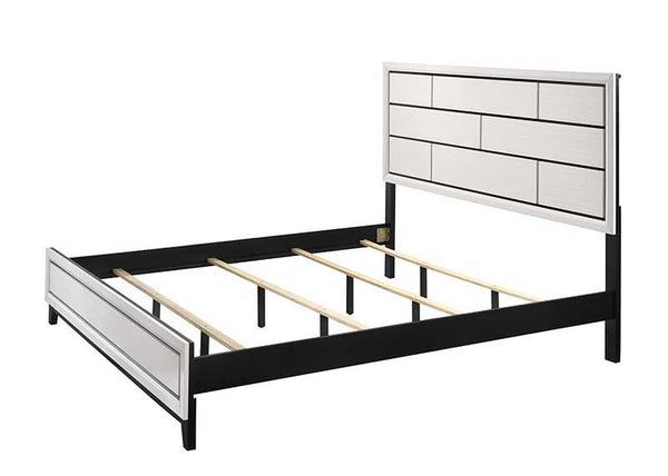  clean look with its white finish and contrasting dark accents. The simple
