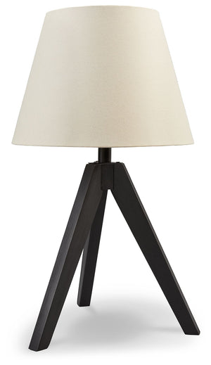 Laifland - Black - Wood Table Lamp (Set of 2)