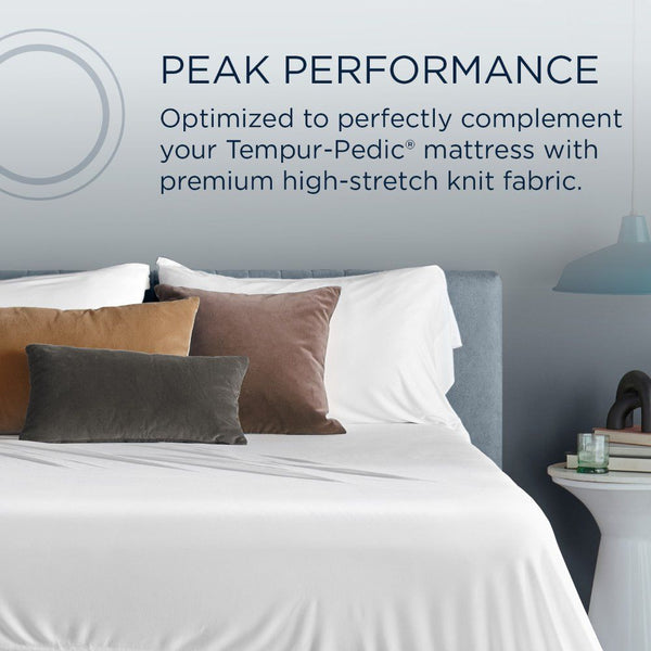 Linens - Tempur-Pedic ProPerformance Sheet Set - White - Queen