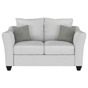 Salizar - Upholstered Flared Arm Loveseat - Sand