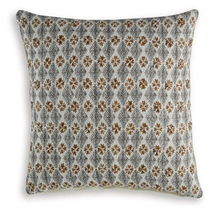 Make relaxing on your bed or sofa a little cozier with this accent pillow. Its embroidered diamond design in white, gray and brown goes with everything everywhere, instantly adding a subtle flair to your decor.<br/><br/><b>Product Features</b><ul><li>Made