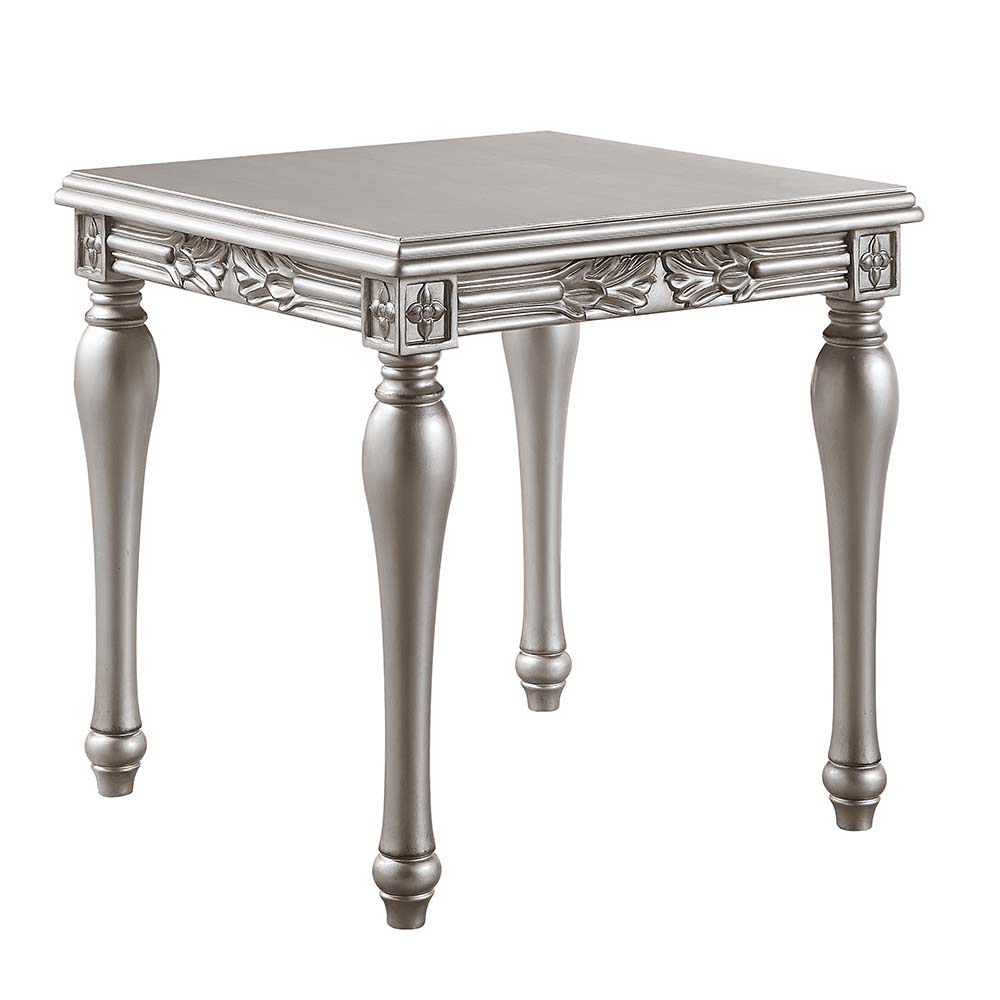 Pelumi - End Table - Pearl Silver - 28-"