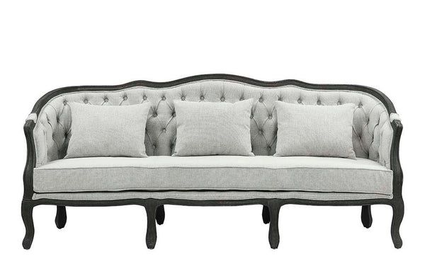  the Samael is a modern interpretation of a camel-back sofa is distinguished by its exposed